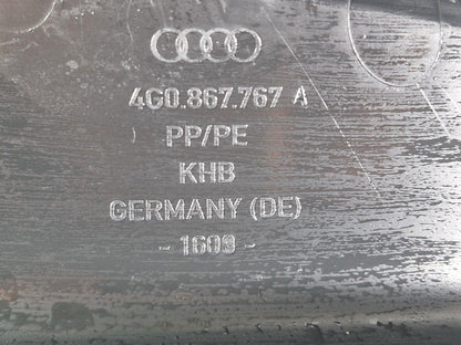 12-18 AUDI A6 C7 GENUINE REAR LEFT LOWER C PILLAR TRIM BLACK 4G0867767A