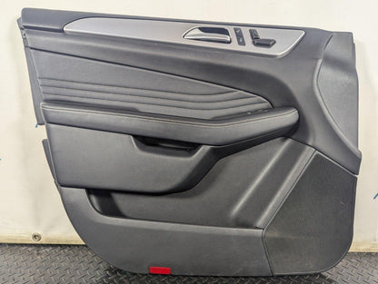 11-19 MERCEDES BENZ ML W166 GENUINE FRONT LEFT  DOOR CARD