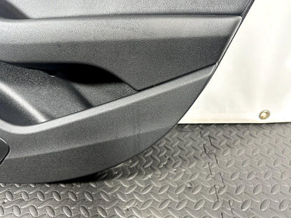 16-19 AUDI A4 B9 AVANT/ESTATE GENUINE REAR DRIVER SIDE LEATHER DOOR CARD BLACK