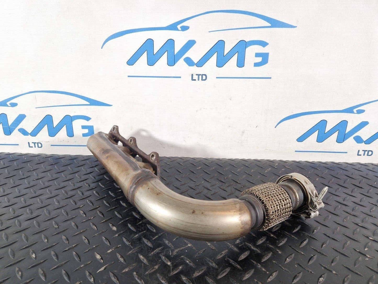 16-20 AUDI Q7 4M 3.0 DIESEL CRTC LEFT EXHAUST MANIFOLD CYLINDER 4-6 059253033CC