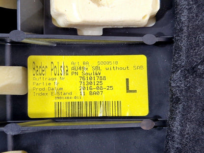 16-19 AUDI A4 B9 S-LINE QUATTRO REAR LEFT PASSENGER SIDE CLOTH BOLSTER 8W0885703