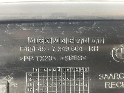 16-22 BMW X1 F48 GENUINE REAR DOOR SEAL RUBBER DRIVER SIDE REAR O/S 7349664