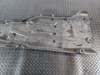 11-19 MERCEDES BENZ ML W166 LEFT SIDE UNDERBODY COVER A1666801801 DAMAGED