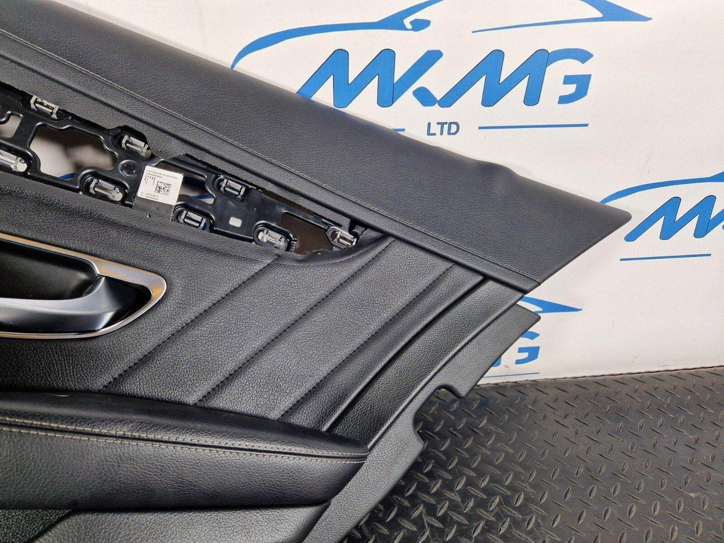 14-21 MERCEDES BENZ C300h W205 REAR DRIVER SIDE DOOR CARD PANEL A2057300694