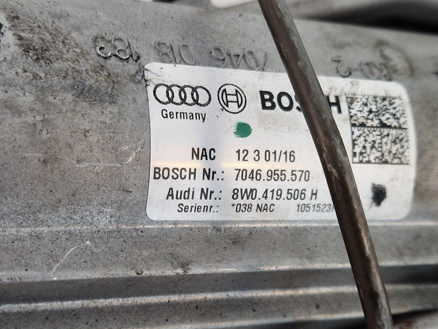 2015 AUDI A4 B9 ADJUSTABLE STEERING COLUMN 8W0419506H