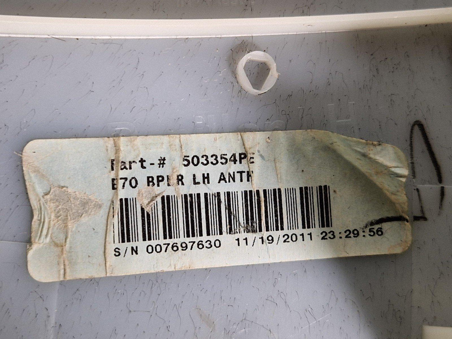 10-13 BMW X5 E70 LCI GENUINE LEFT N/S B COLUMN TRIM COVER 7129751