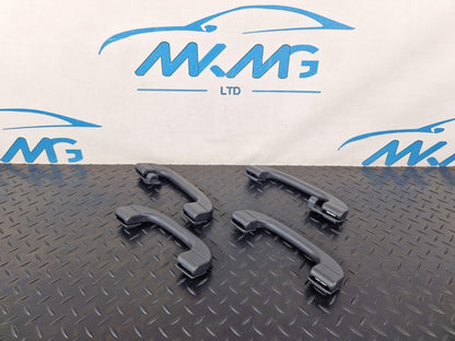 10-13 BMW X5 E70 LCI GENUINE INTERIOR ROOF GRAB HANDLES SET x4 6977693