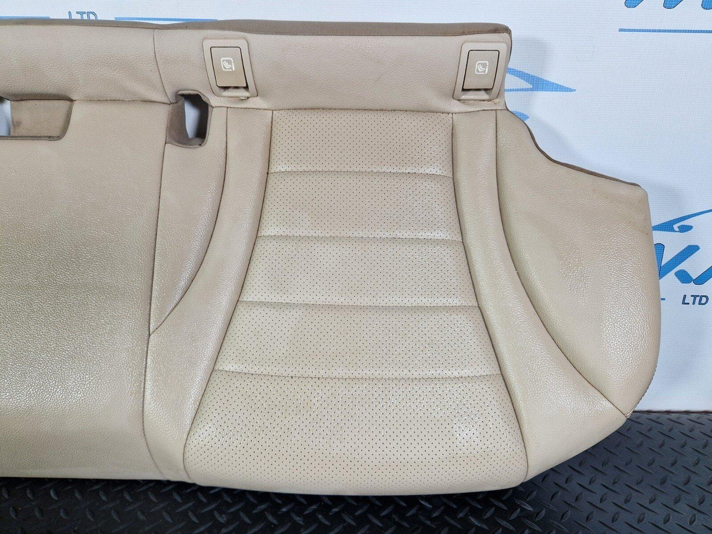 14-21 MERCEDES BENZ W205 GENUINE OEM REAR SEAT BEIGE LEATHER BENCH A2059200650
