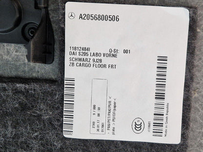 14-21 MERCEDES BENZ C200d W205 OEM FLOOR PANEL MAT LINER CARPET A2056800506