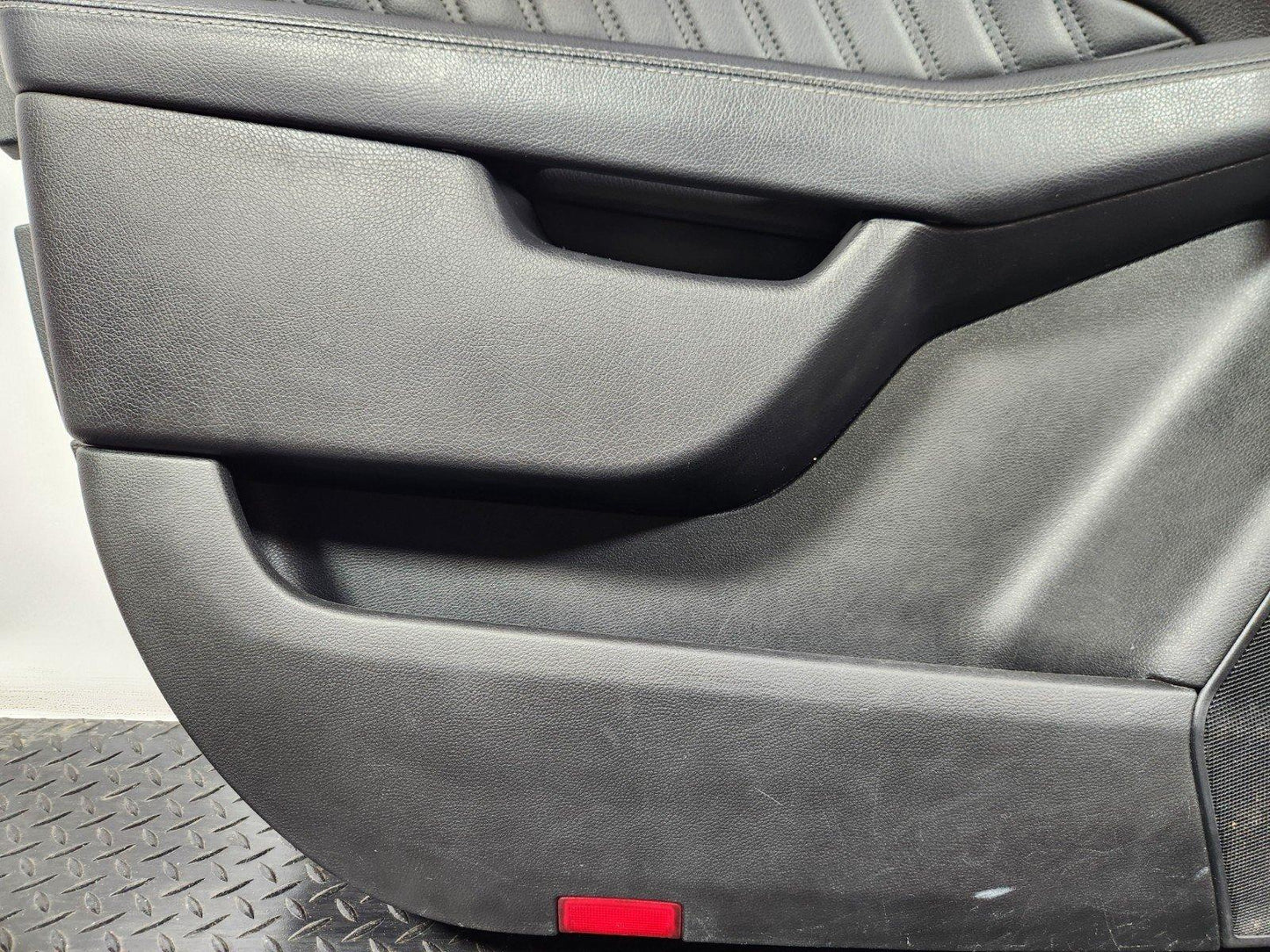 11-19 MERCEDES BENZ ML W166 OEM COMPLETE FRONT LEFT N/S BLACK LEATHER DOOR CARD