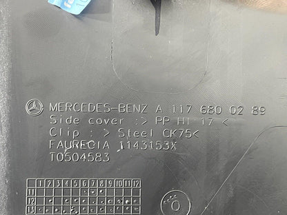 13-19 MERCEDES BENZ CLA C117 GENUINE DASHBOARD END TRIM COVER A117680289