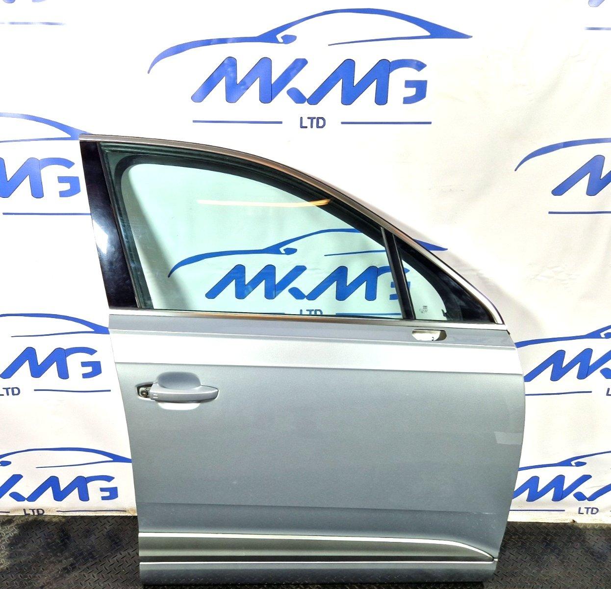 16-20 AUDI Q7 4M S-LINE OEM FRONT RIGHT O/S COMPLETE DOOR FLORETT SILVER LZ7G