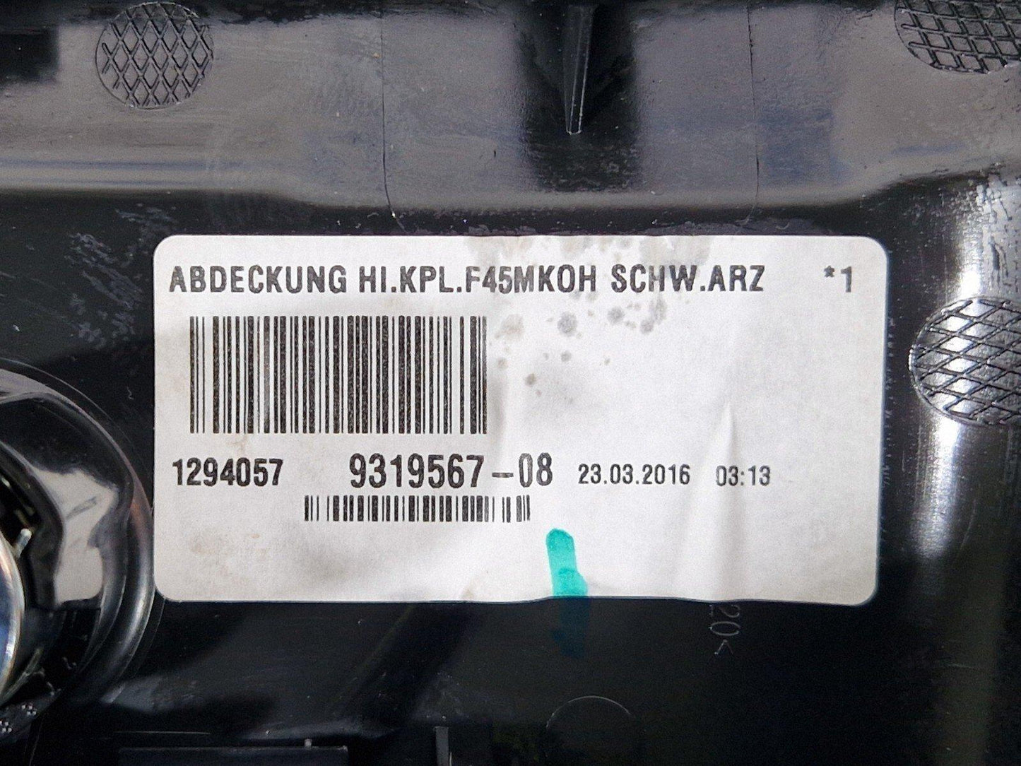 14-21 BMW 2 SERIES GRAN TOURER F45 F46 REAR CENTRE CONSOLE TRIM 9319567