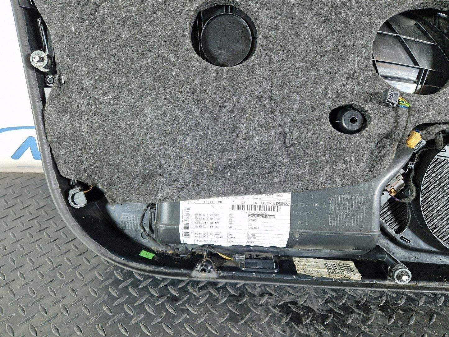15-18 AUDI A7 4G OEM DRIVER RIGHT SIDE FRONT DOOR CARD 4G8867106A 4H0959831B