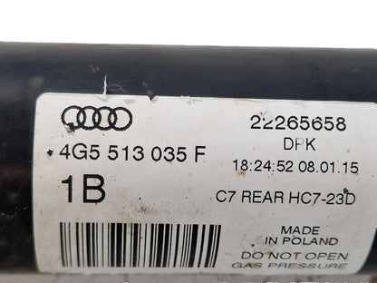 12-18 AUDI A6 C7 SALOON 2.0 TDI REAR PASSENGER SIDE SHOCK ABSORBER 4G5513035F