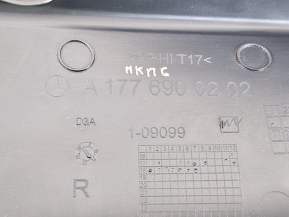 18-ON MERCEDES A CLASS W177 OEM DOOR TRIM SIDE WALL COVER REAR RIGHT A1776900202