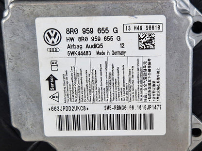 12-17 AUDI Q5 S-LINE GENUINE OEM AIRBAG CONTROL MODULE ECU 8R0959655G