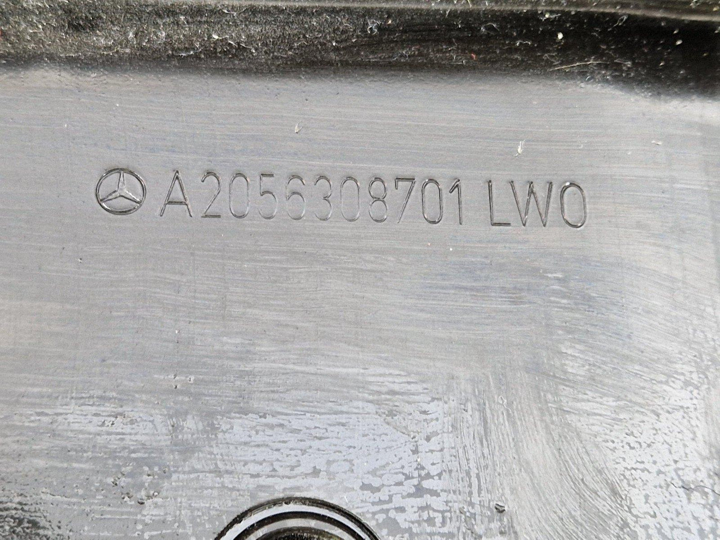 14-21 MERCEDES BENZ C300h W205 OEM LEFT BOOT LINER BRACKET A2056308701