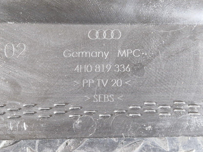 10-17 AUDI A8 4H FRONT TOP WING COVER TRIM DRIVER SIDE 4H0819336