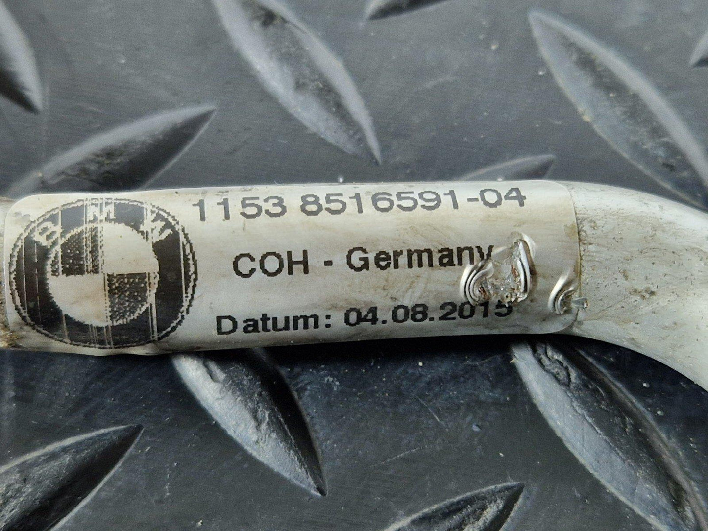 12-18 BMW 3 SERIES F30 LCI GENUINE OEM WATER COOLANT HOSE PIPE LINE 8516591