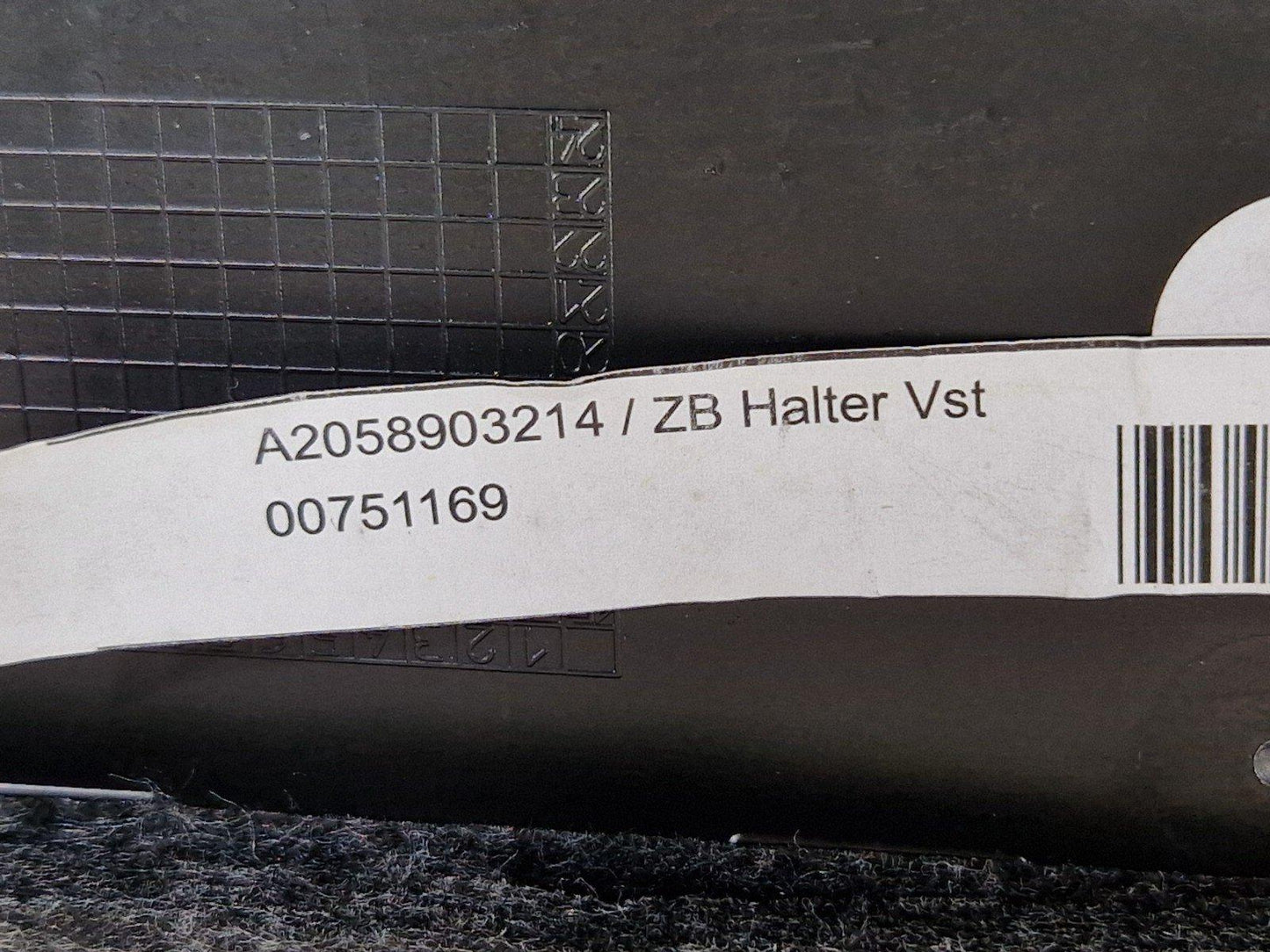 14-21 MERCEDES BENZ C300h W205 OEM CAR TOOL BOX COVER TRIM A2058903214