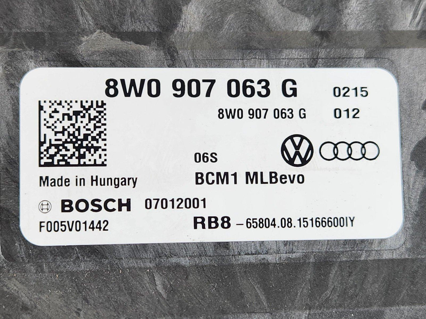 16-20 AUDI Q7 4M BODY COMFORT CONTROL UNIT MODULE 8W0907063G