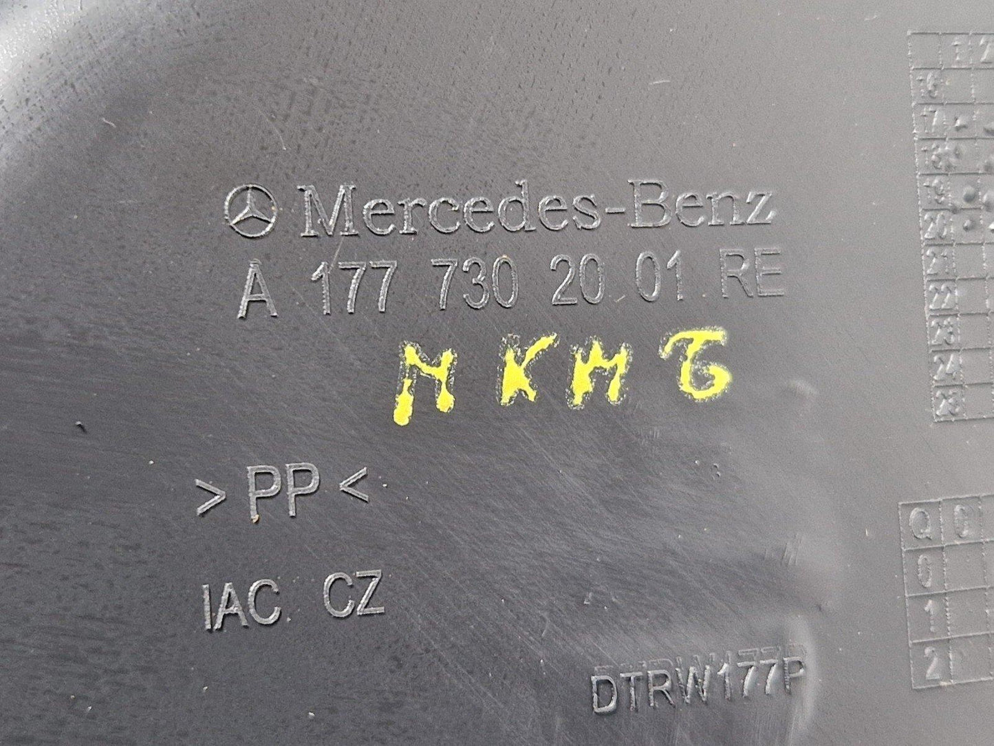 18-ON MERCEDES BENZ A CLASS W177 REAR RIGHT O/S DOOR CARD TRIM PANEL A1777303200