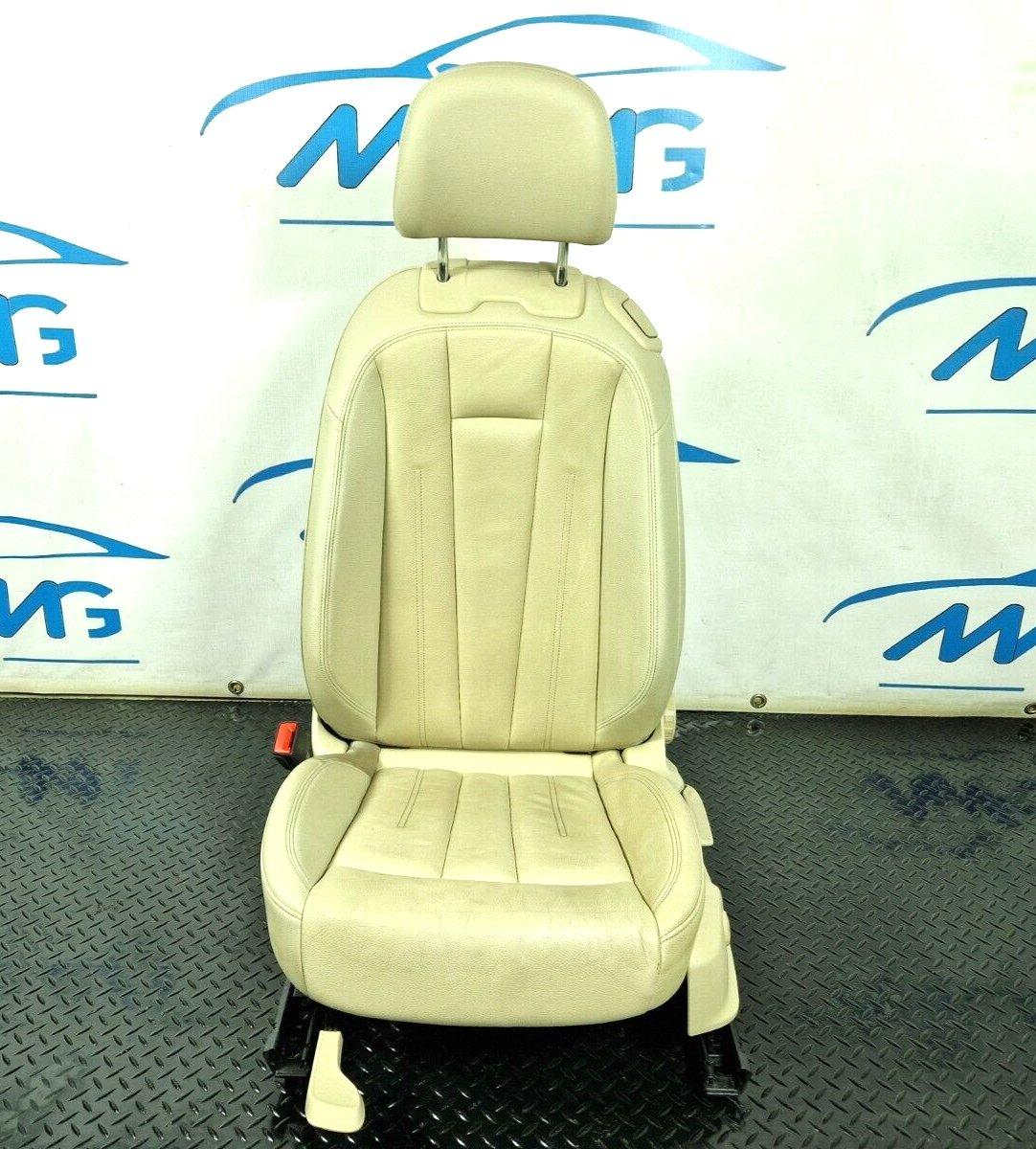16-24 AUDI A5 F5 COUPE FRONT PASSENGER WHITE LEATHER SEAT