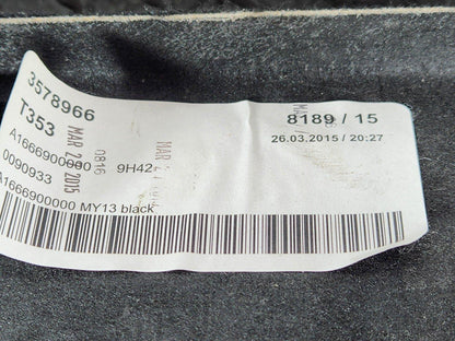 11-19 MERCEDES BENZ ML W166 RIGHT DRIVER O/S/R BOOT TRUNK TRIM A1666900000