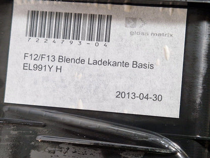 11-18 BMW 6 SERIES F06 BOOT TRUNK PANEL LOCK TRIM LOADING EDGE TRIM 7224793
