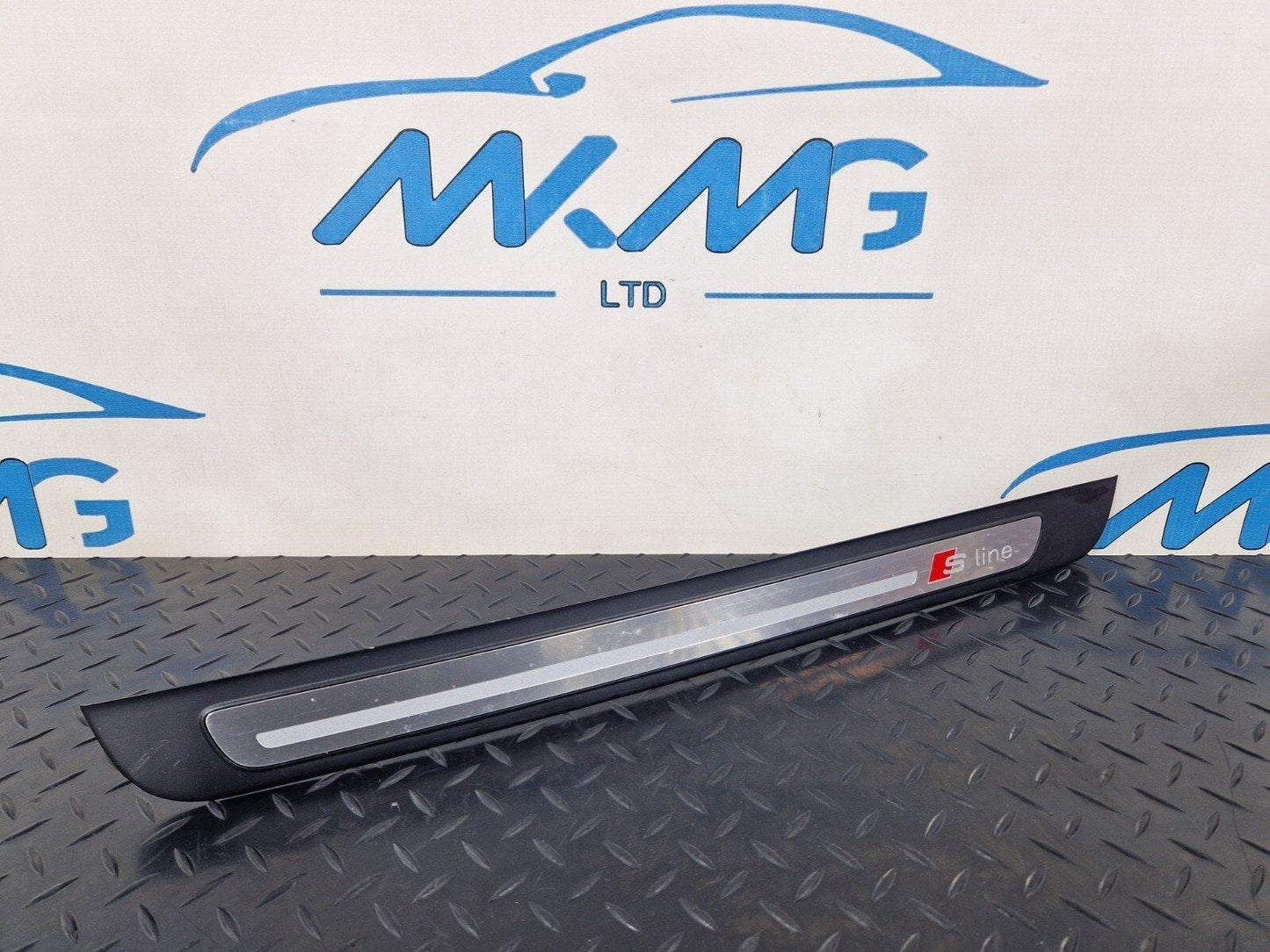 10-18 AUDI A7 4G S-LINE DOOR SILL COVER TRIM FRONT LEFT PASSENGER SIDE 4G8853373