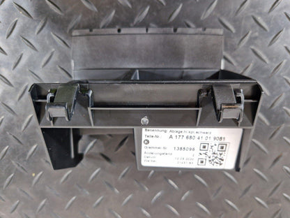 18-ON MERCEDES BENZ A CLASS W177 GENUINE CENTER CONSOLE REAR STORAGE TRIM BOX