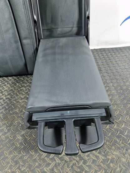Audi A6 C7 Allroad Genuine Rear Right O/S Black Leather Seat Backrest