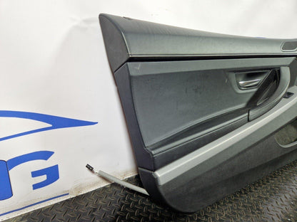 11-18 BMW 6 SERIES F13 COUPE GENUINE LEFT N/S BLACK LEATHER DOOR CARD PANEL
