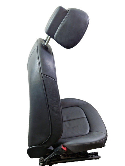 12-18 AUDI A6 C7 GENUINE FRONT LEFT PASSENGER N/S BLACK LEATHER SEAT MANUAL