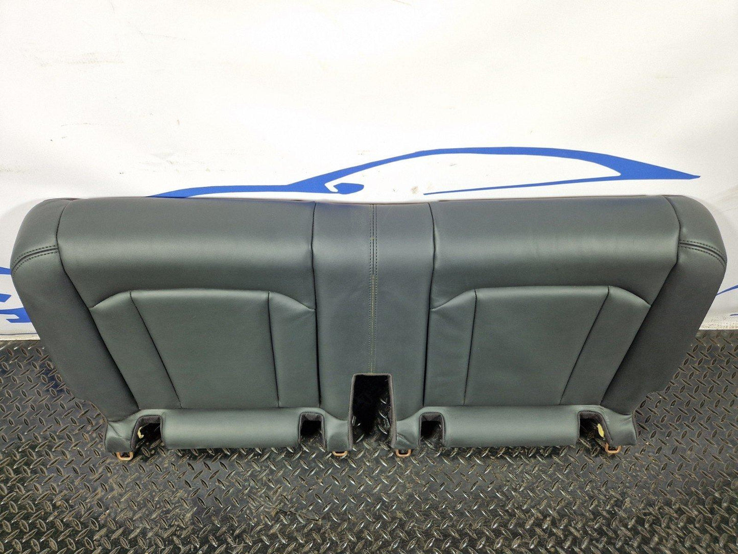 16-20 AUDI Q7 4M REAR 3RD ROW LOWER BLACK LEATHER BENCH SEAT CUSHION 4M0885305