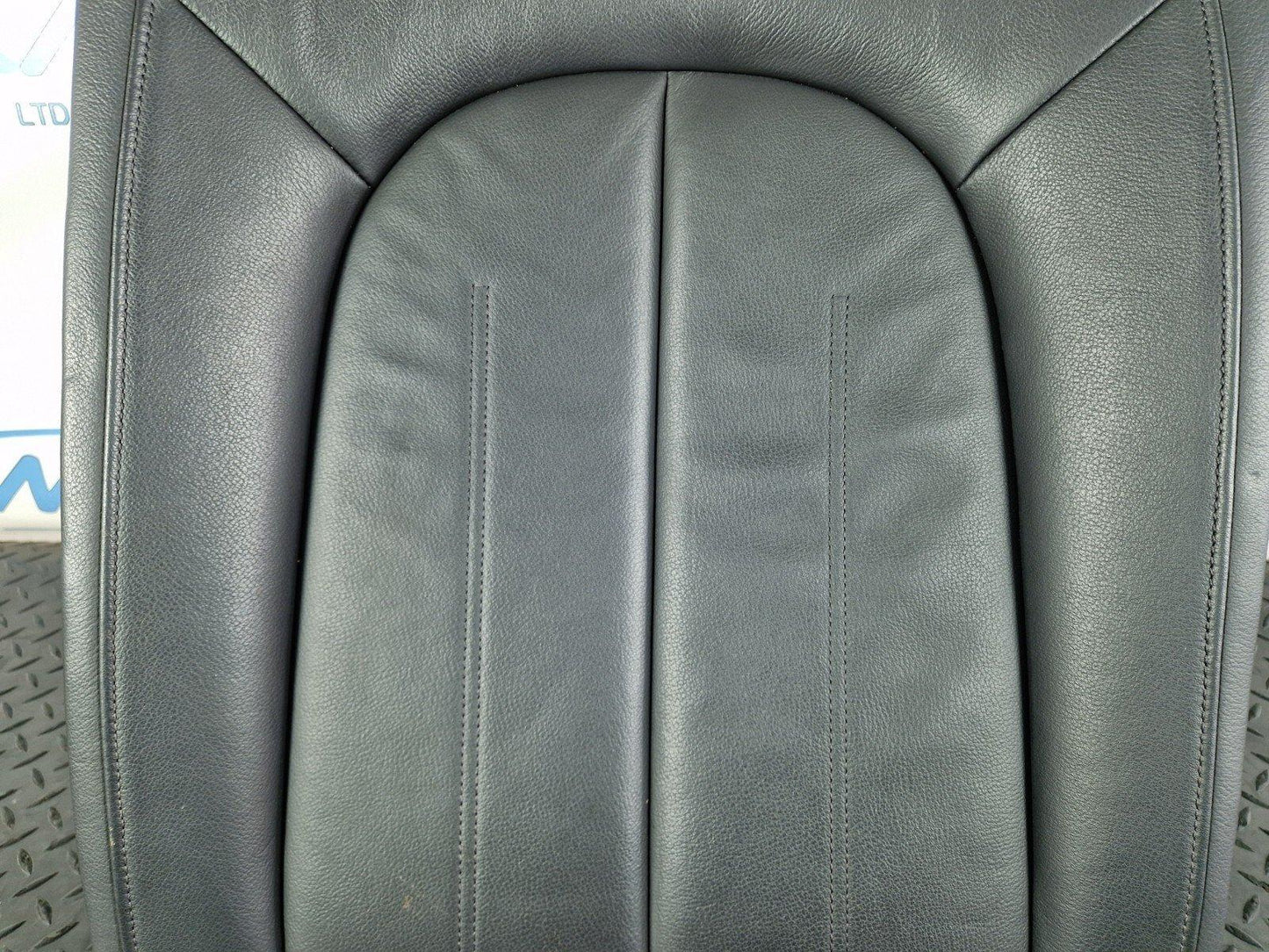 12-18 AUDI A6 C7 AVANT REAR LEFT N/S/R BLACK LEATHER BACKREST SEAT