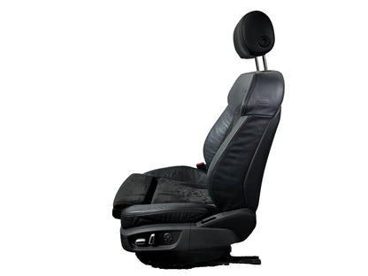 15-20 AUDI Q7 4M GENUINE FRONT LEFT N/S FULL ELECTRIC HALF LEATHER SEAT HEATED