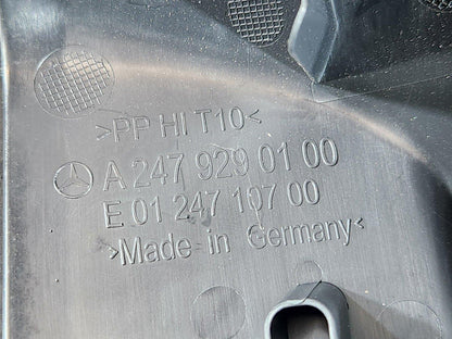 19-ON MERCEDES BENZ B CLASS W247 REAR LEFT SEAT GUIDE COVER TRIM A2479290100