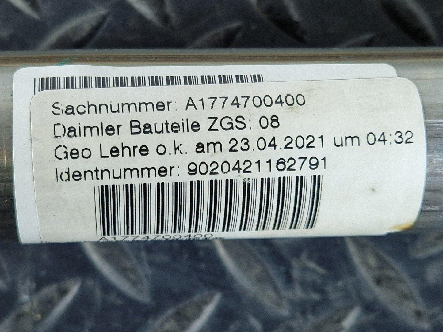 18-ON MERCEDES BENZ A CLASS W177 OEM FUEL TANK FILLER PIPE LINE HOSE A1774700400