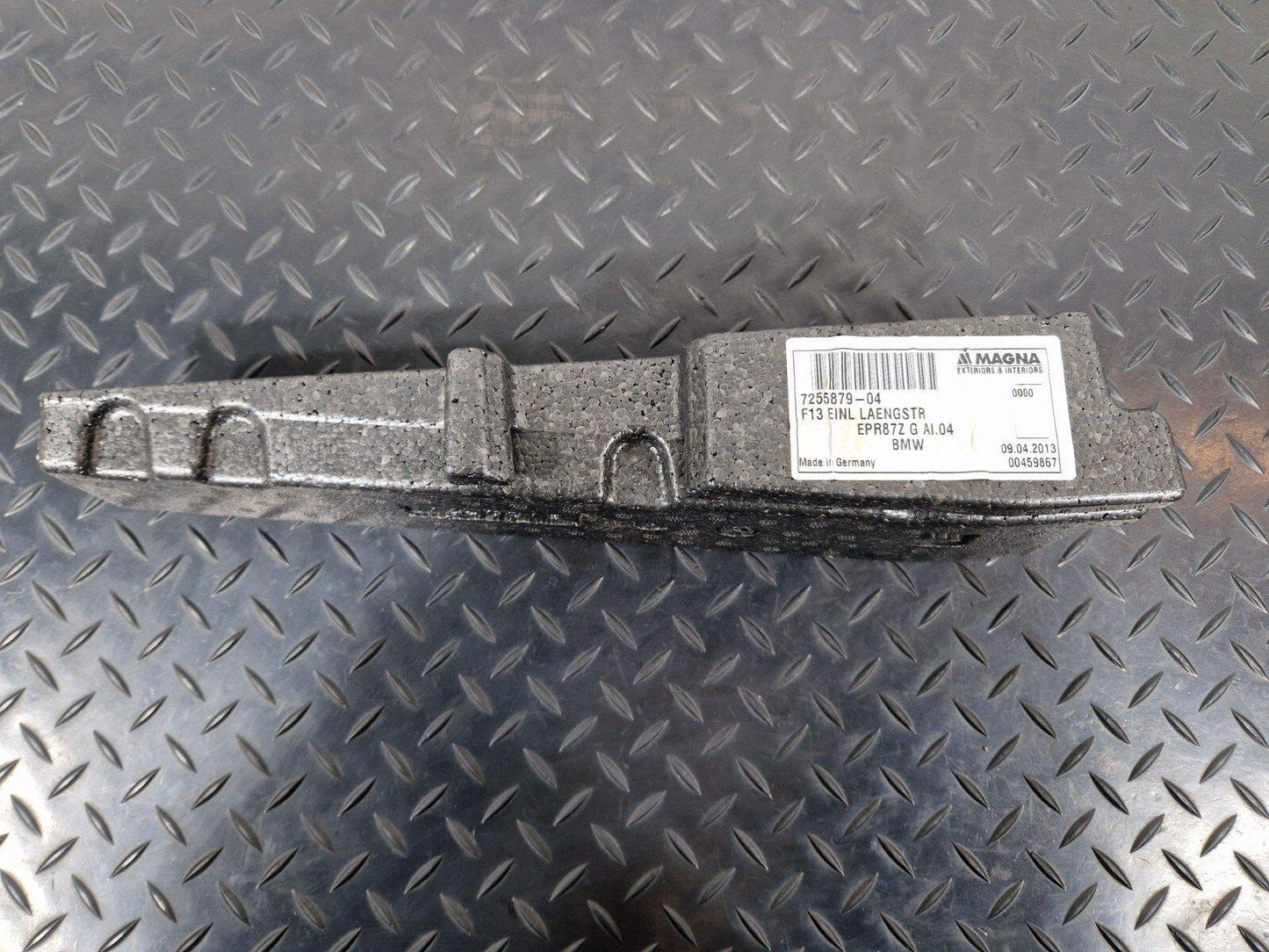 11-18 BMW 6 SERIES F06 REAR BOOT TRUNK LEFT FOAM INSERT 7255879