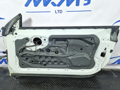 11-18 BMW 6 SERIES F13 COUPE RIGHT DRIVER O/S COMPLETE DOOR IN WHITE 300