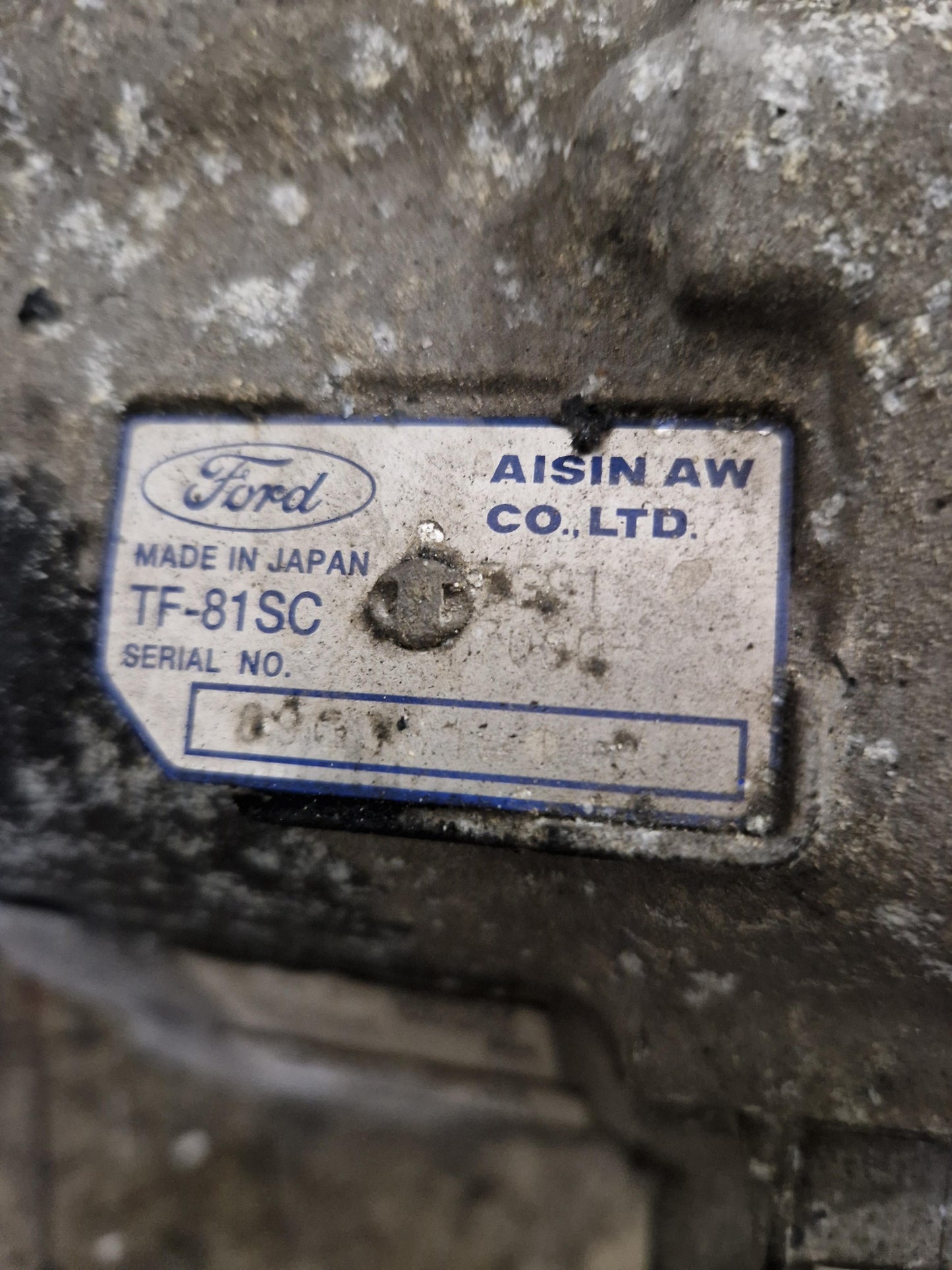Ford S-Max MK1 (CD340) MPV Trans/Gearbox