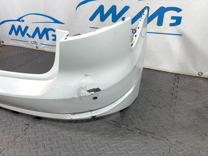 16-19 AUDI A4 B9 ULTRA SE GENUINE REAR BUMPER IN WHITE (DAMAGED)