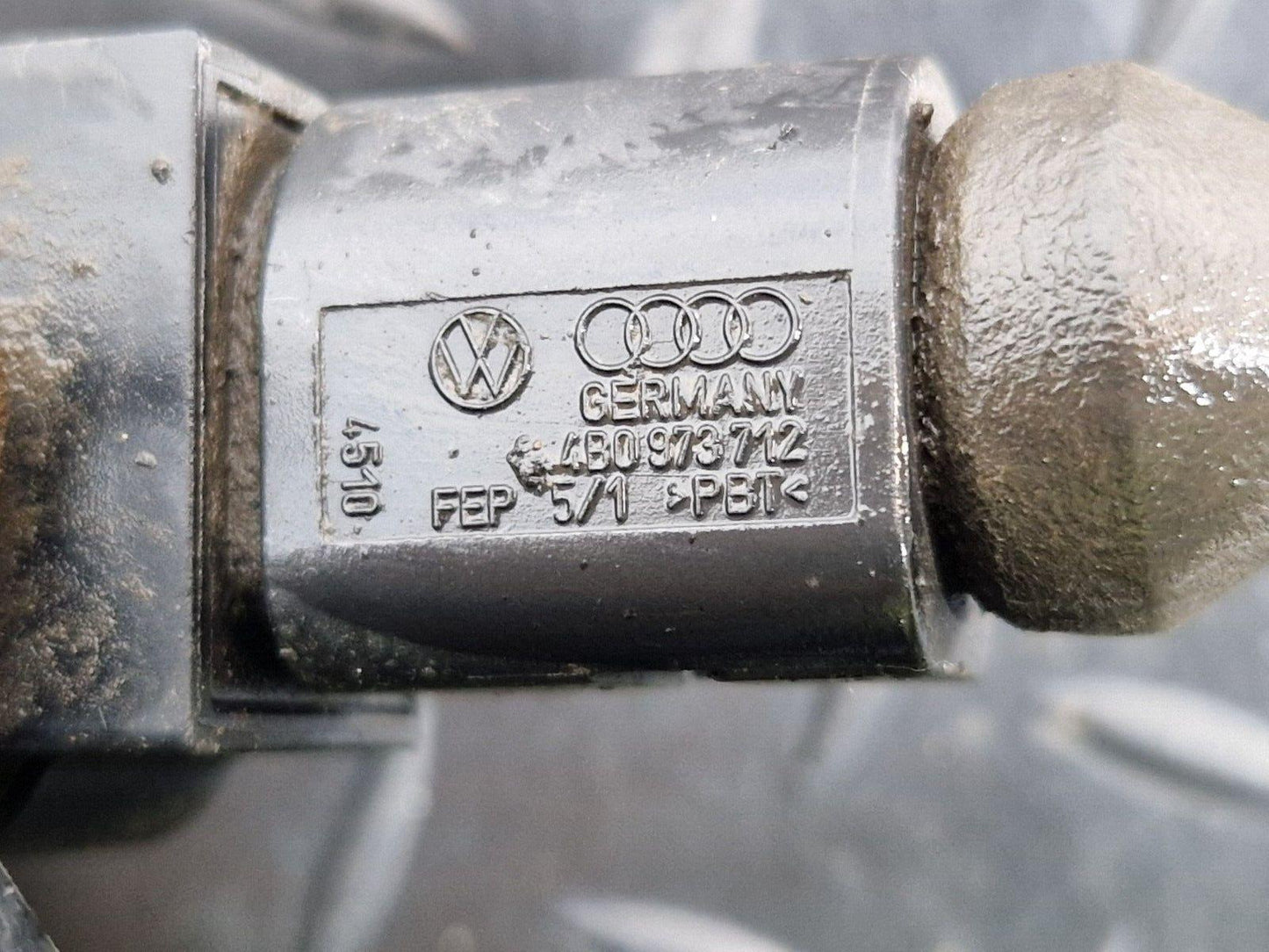 10-18 AUDI A7 4G S-LINE GENUINE REAR LEFT SIDE HEADLIGHT LEVEL SENSOR 1T0907503A