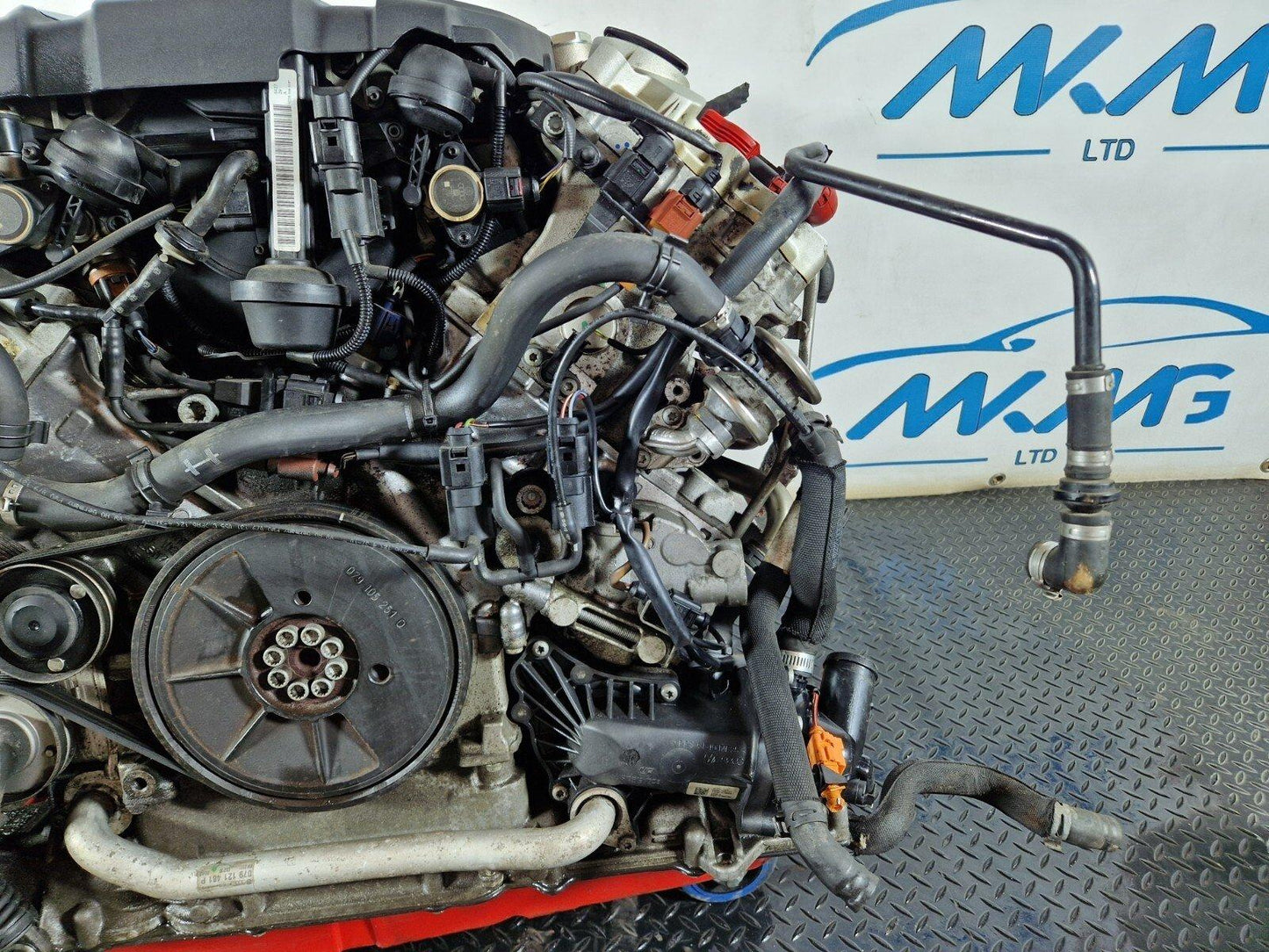 10-17 AUDI A8 4H 4.2 V8 CDRA PETROL GENUINE COMPLETE ENGINE (PLUG&PLAY)