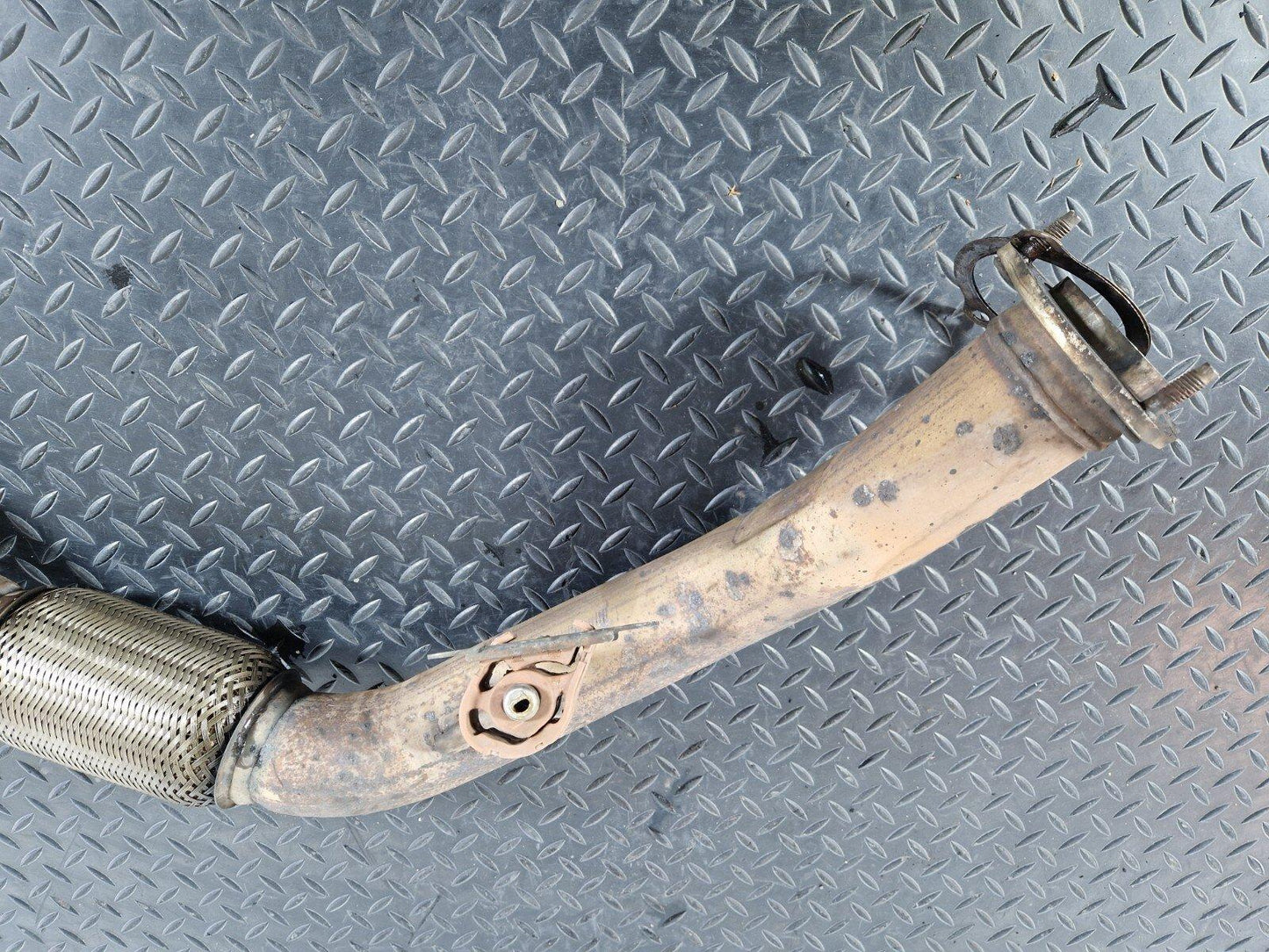 15-18 AUDI A7 4G GENUINE OEM FRONT EXHAUST PIPE 4G0253350H