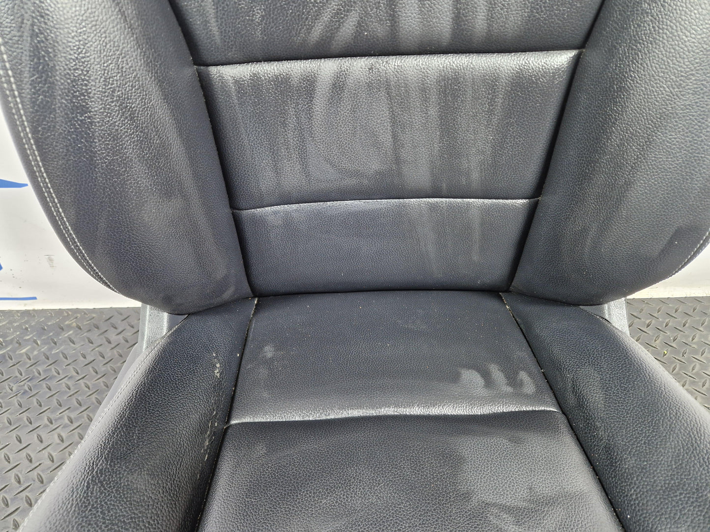 MERCEDES B CLASS W246 FRONT RIGHT O/S DRIVER SIDE BLACK LEATHER SEAT