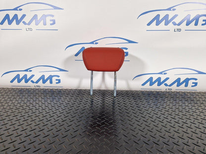 12-18 BMW 4 SERIES F36 LCI REAR LEFT/RIGHT SIDE SEAT RED LEATHER HEADREST
