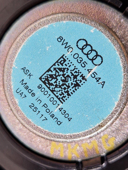 16-19 AUDI A4 B9 GENUINE OEM FRONT CENTER DASHBOARD SPREAKER 8W0035454A